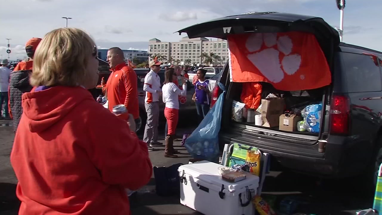 Not your typical tailgate parties at CFP National Championship game