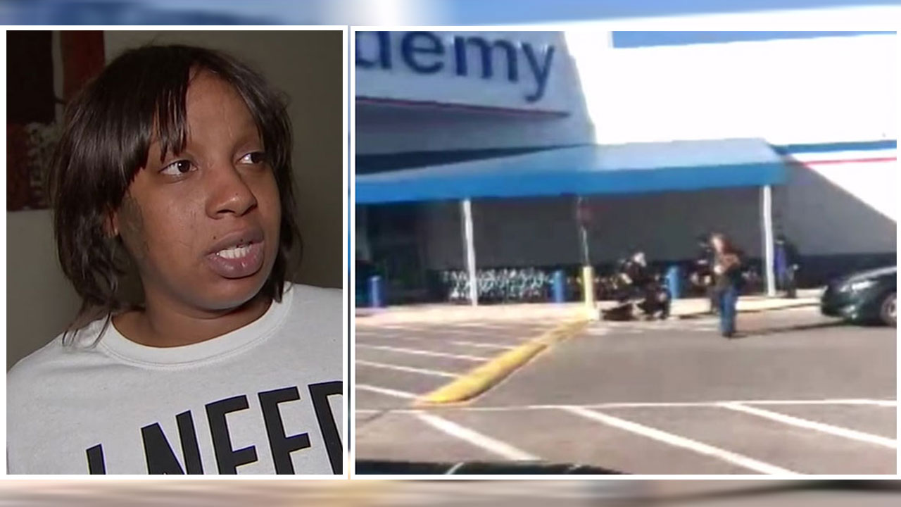 Pregnant woman hit by Taser outside Academy store