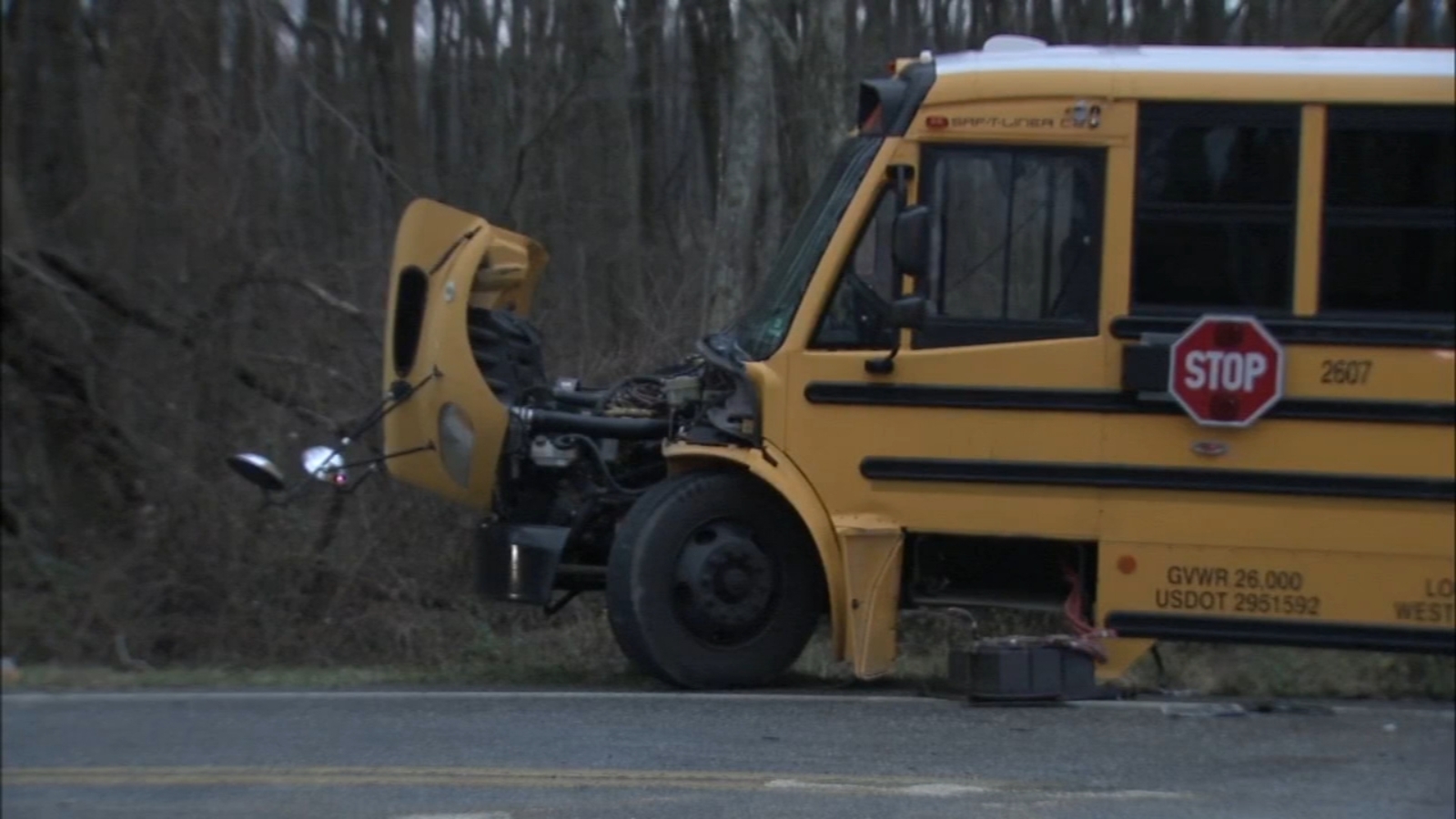 Several injured when school bus and tractor trailer collide in ...