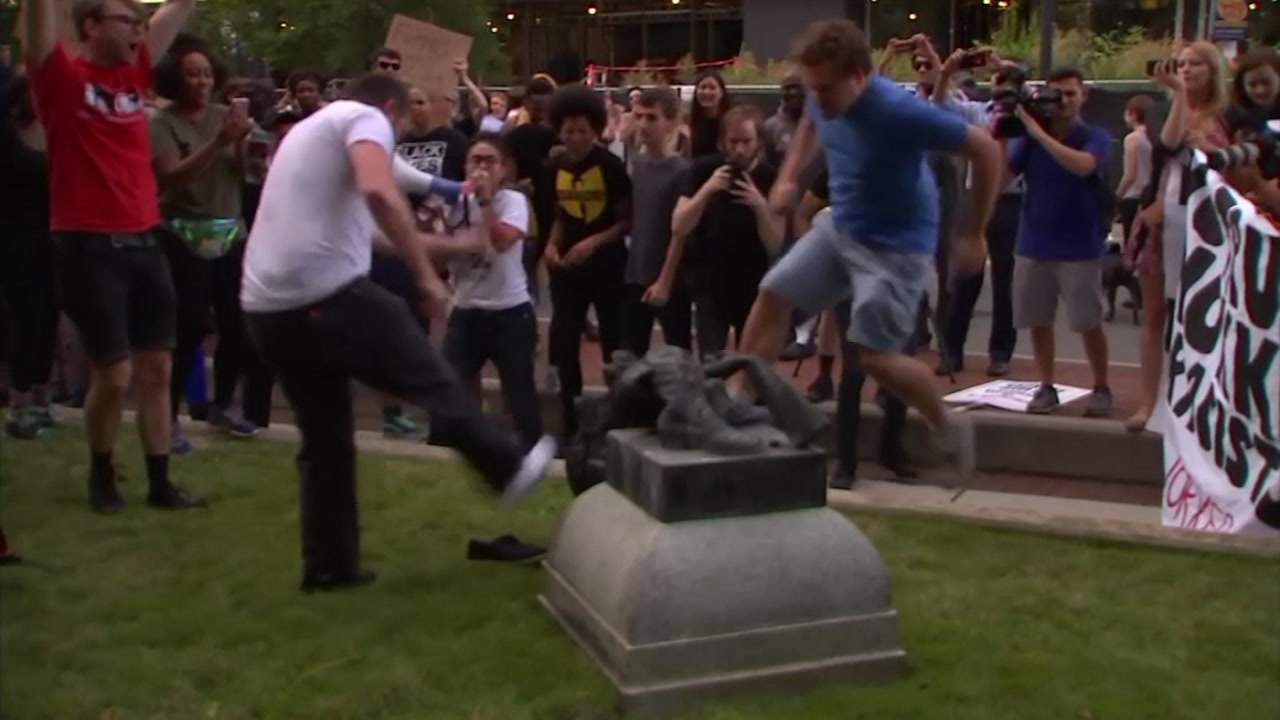 Crumpled Confederate statue should be displayed as is, Durham recommends