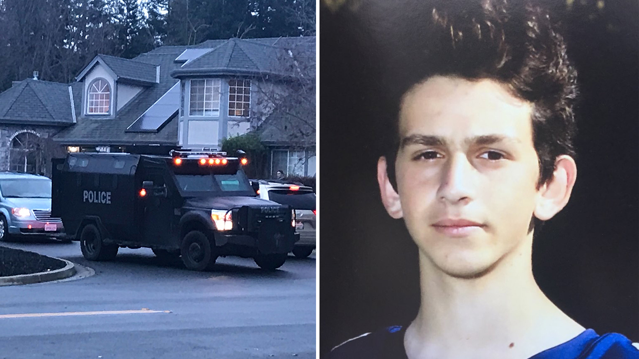 Teen found shot at Belmont school identified; police search for suspect in Pleasanton
