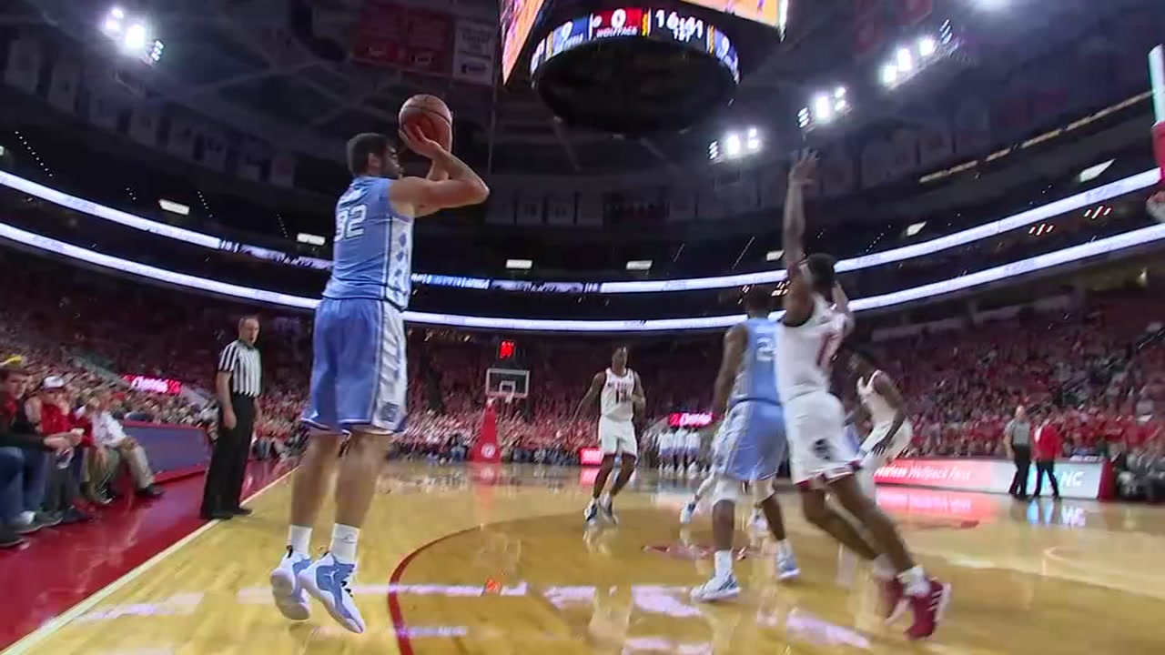 Tar Heels never trail in beating rival Wolfpack