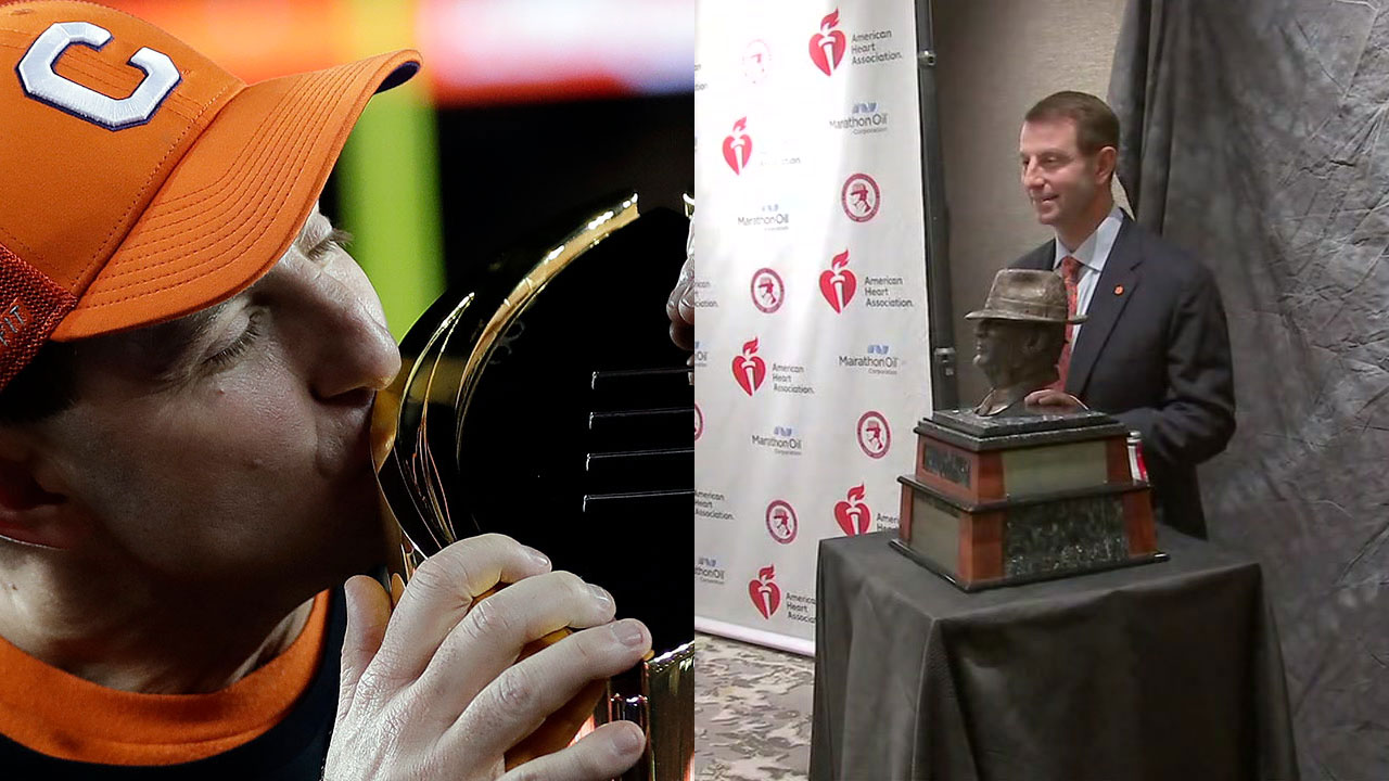 Dabo Swinney headlining Bear Bryant Awards gala in Houston after winning title