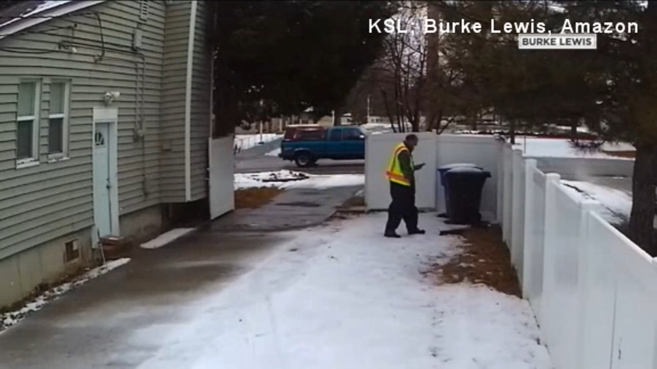 Amazon driver urinates in customer's yard