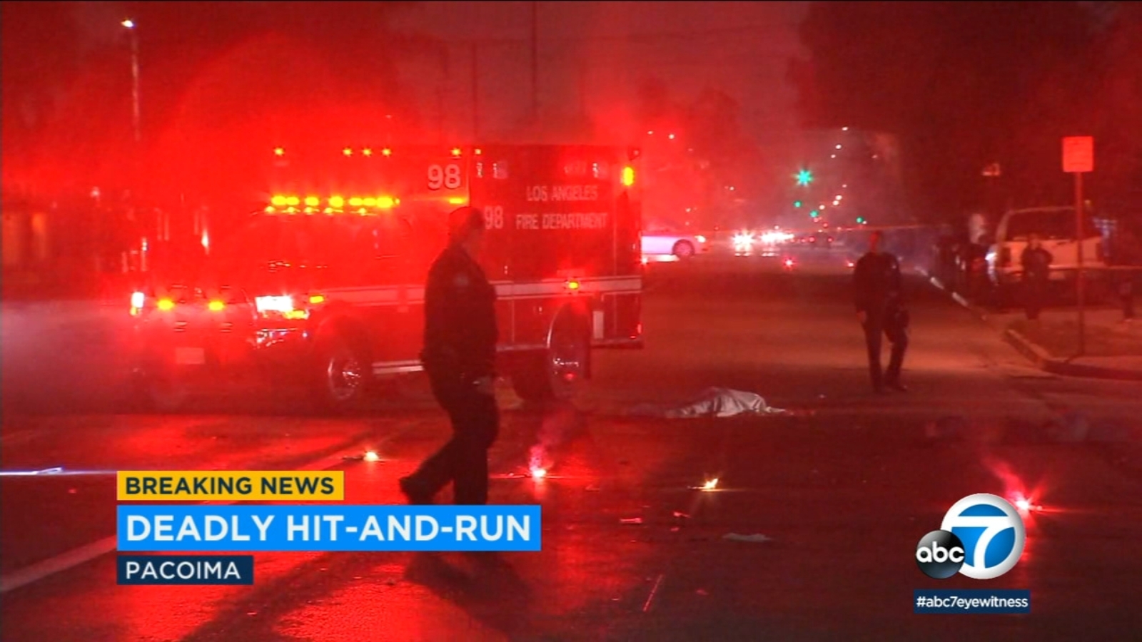 Pedestrian struck, killed by vehicle in Pacoima - ABC7 Los Angeles