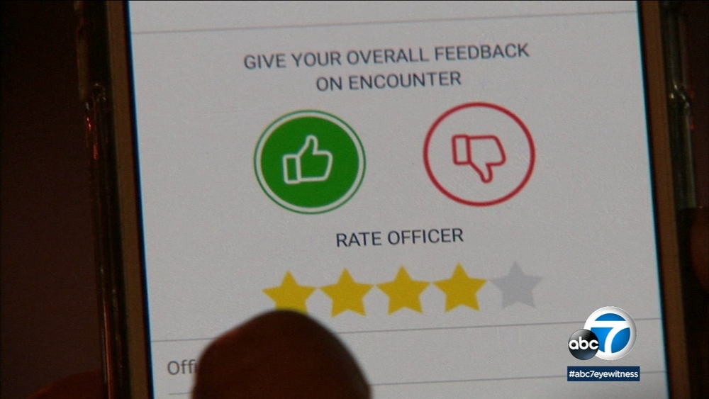 HI-TAPO app broadcasts police encounters to friends, family