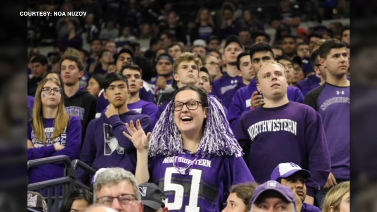 Northwestern Wildcats superfan's silence more deafening than her shrieks