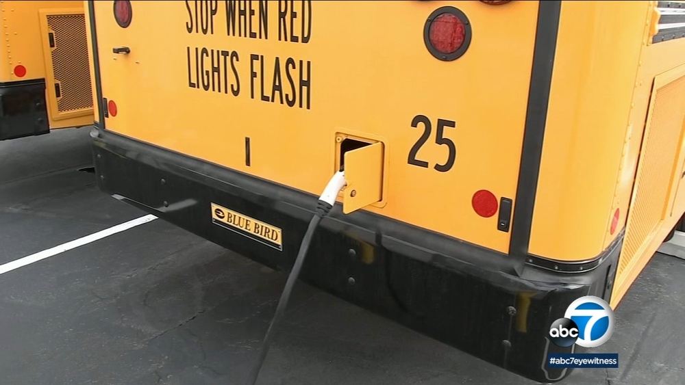 Fontana rolls out new electric school buses