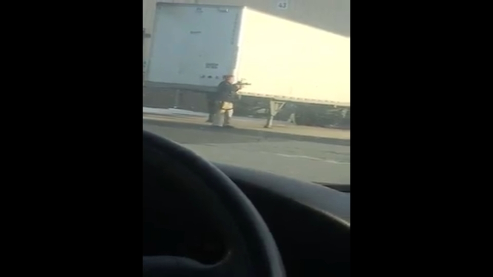 Viewer video of active shooter investigation at UPS facility in Logan Twp.