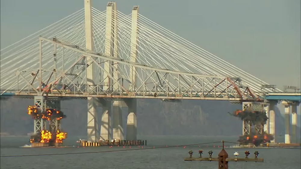 Old Tappan Zee Bridge comes down in demolition