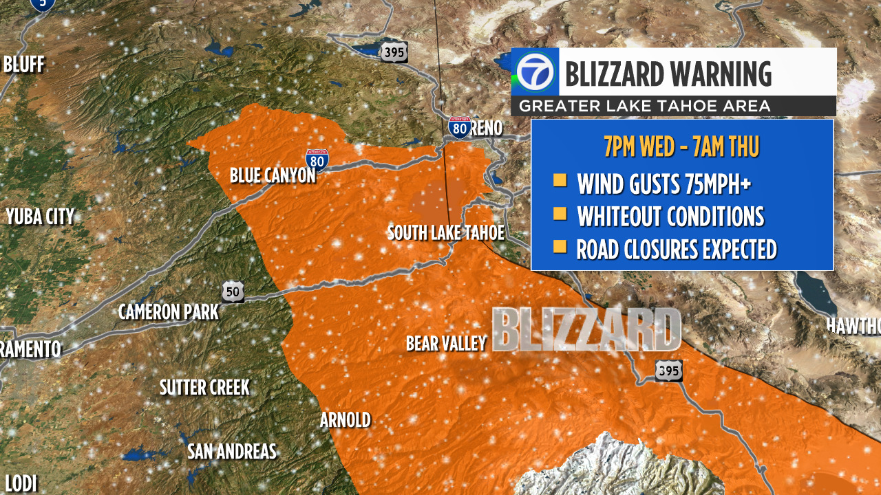 Blinding snow, extreme winds expected in the Sierra
