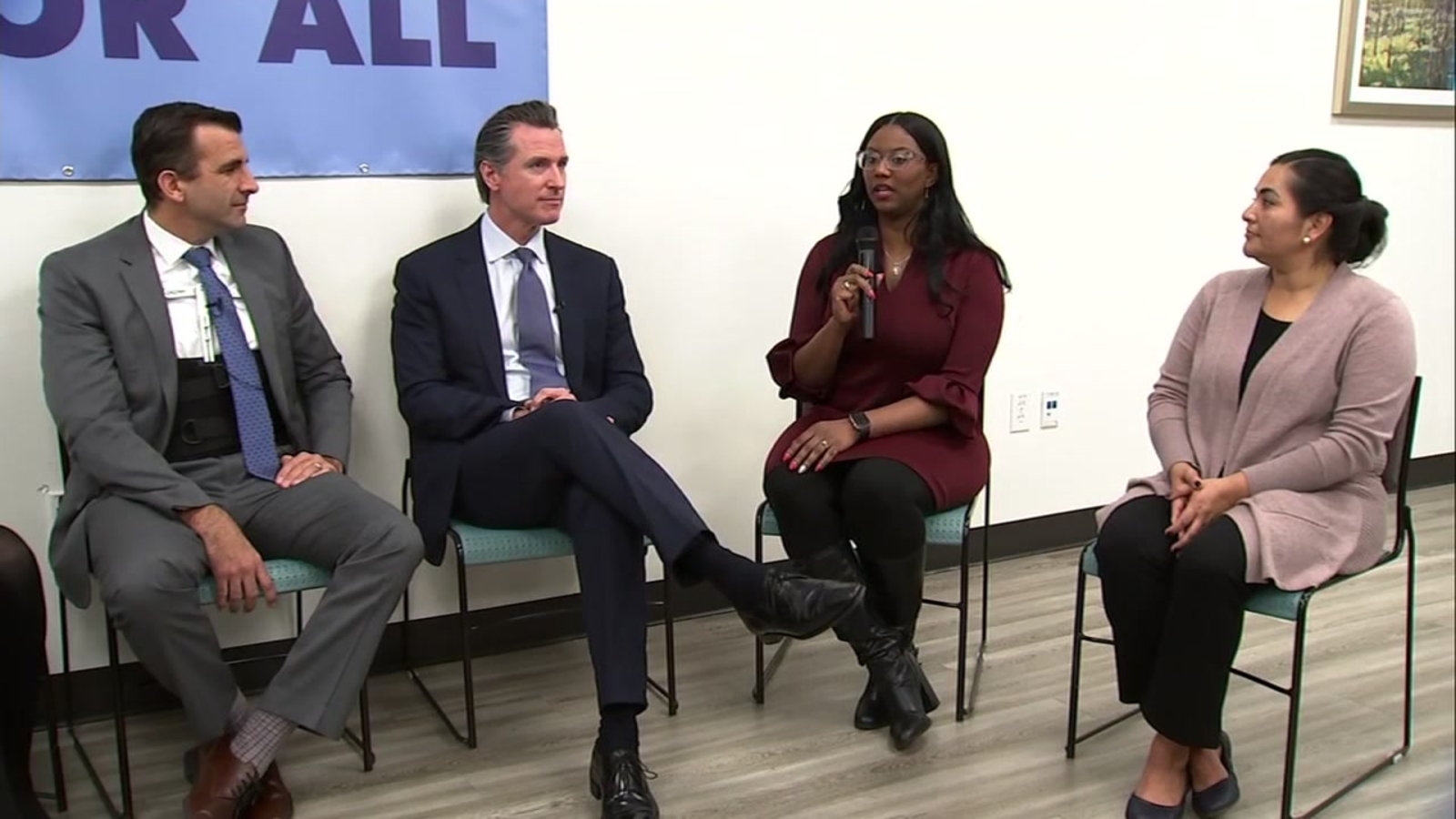 Governor Gavin Newsom holds South Bay housing crisis discussion ABC7