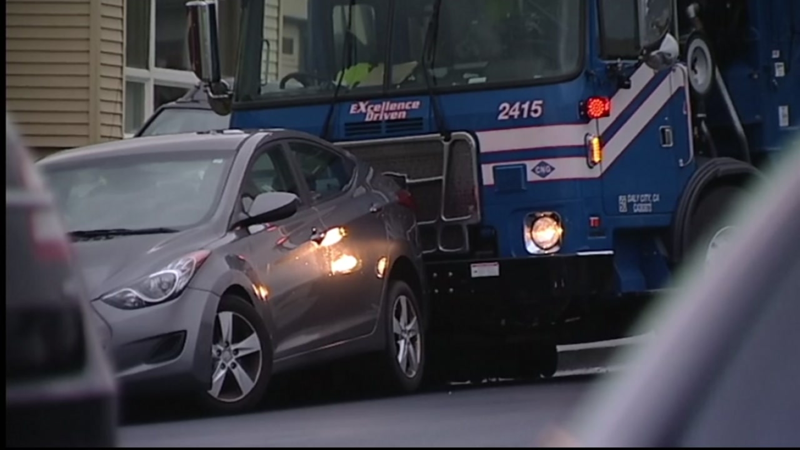 Driver killed after getting pinned by his own garbage truck in Daly