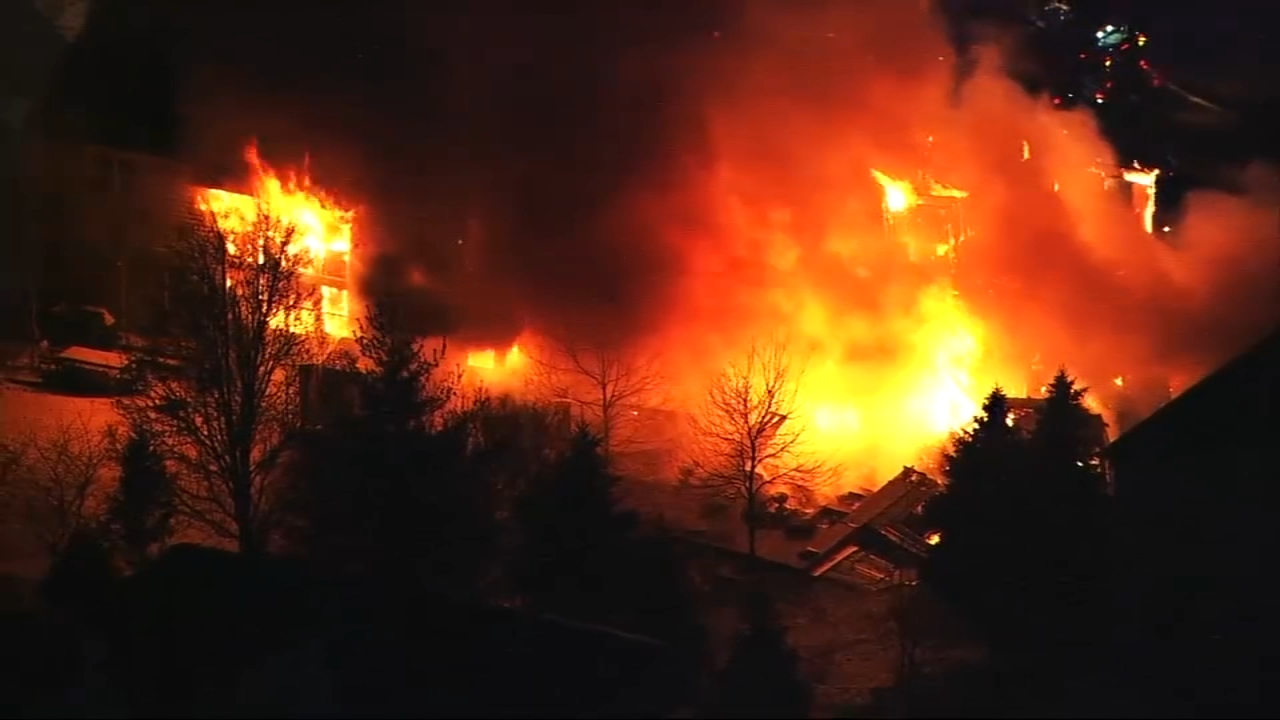 Northbrook home destroyed by fire; 2 others damaged
