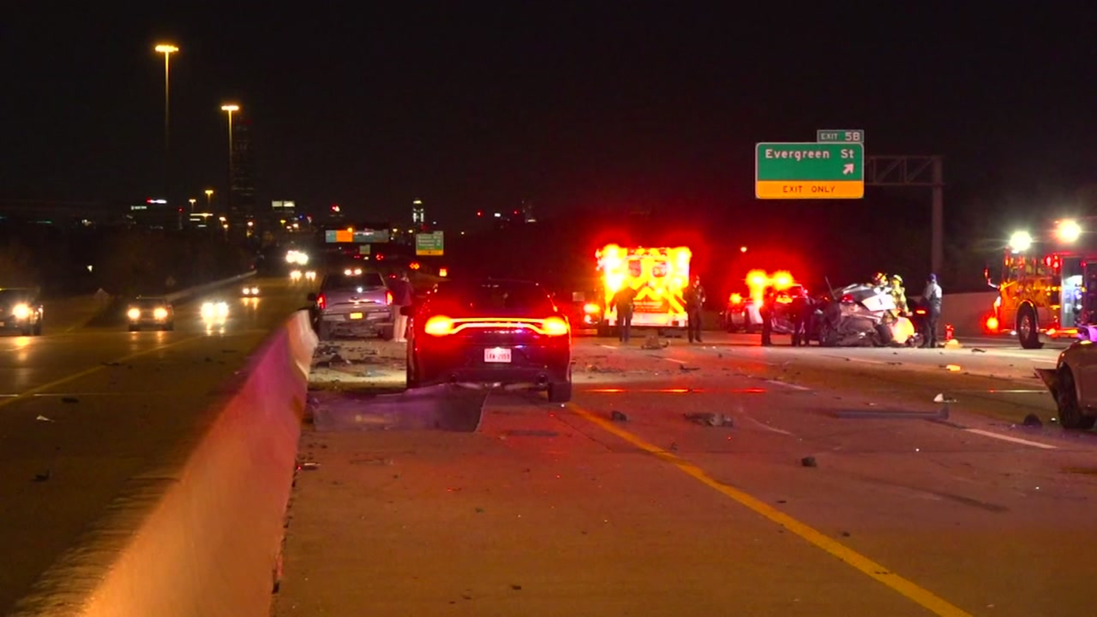 Man killed in 5-car crash involving disabled vehicle in west Houston ...