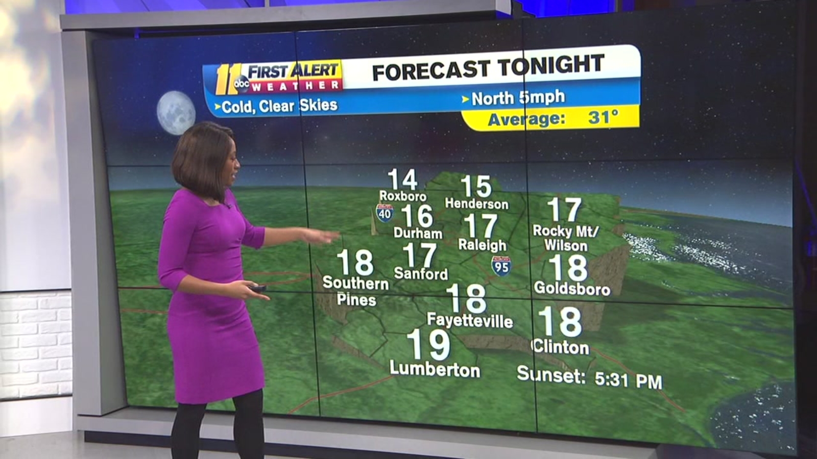 Raleigh weather Monday was the coldest morning in 368 days ABC11