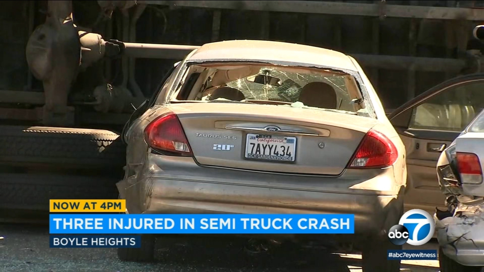 1 critically injured in Boyle Heightsarea crash involving big rig ABC7 Los Angeles