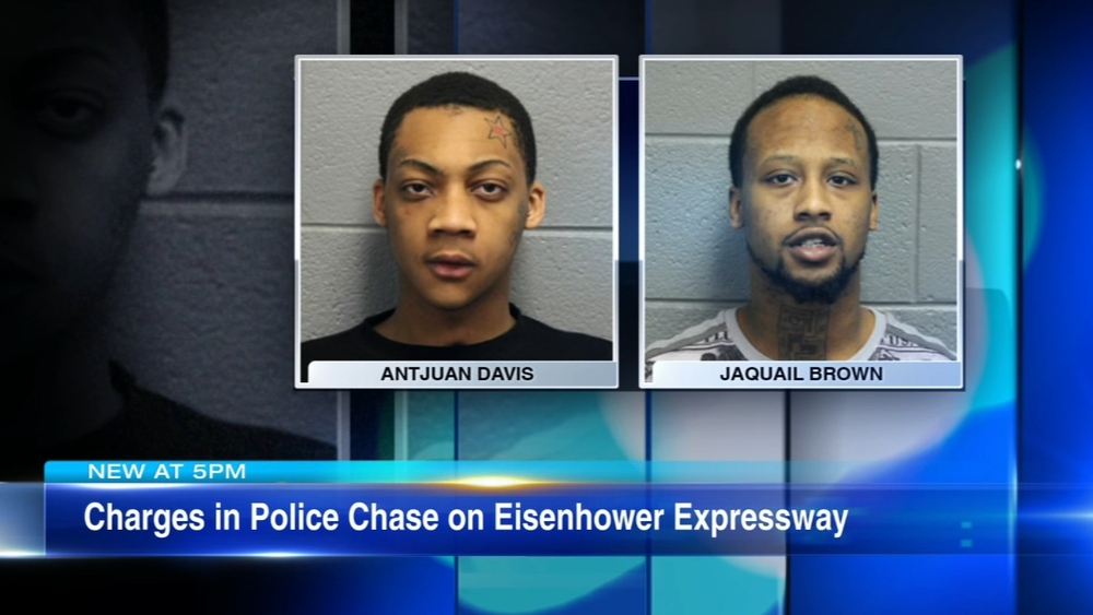 Charges filed against 4 teens in Eisenhower Expressway chase