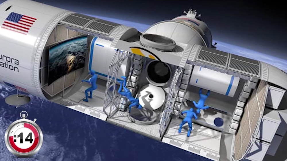 Futuristic space hotel set to open in 2021