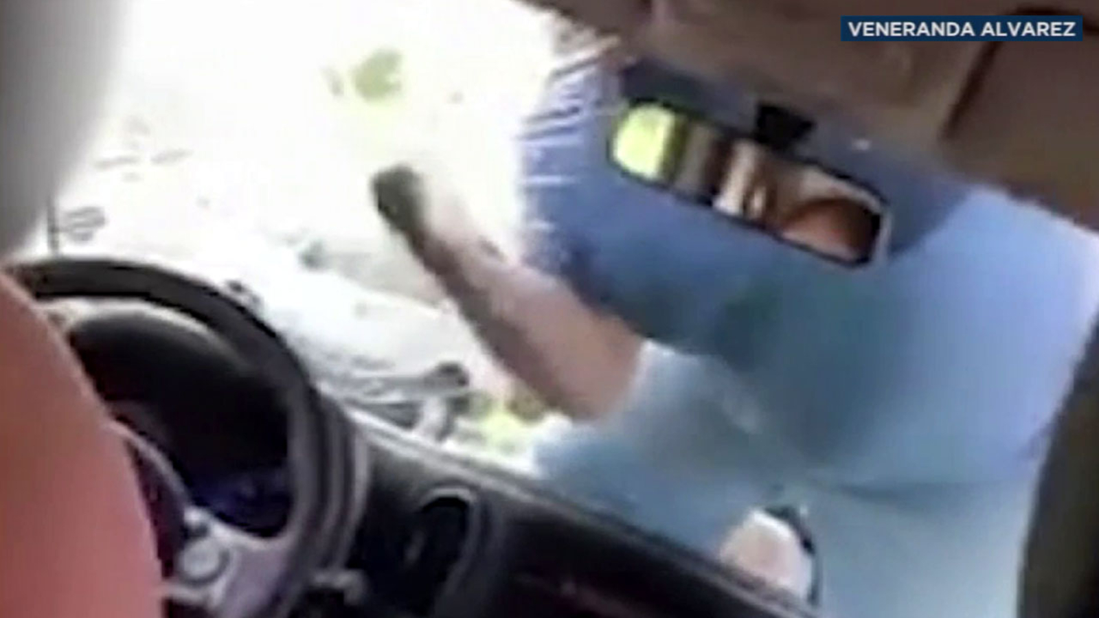 Anaheim road rage: Man caught on video jumping on hood, smashing woman ...