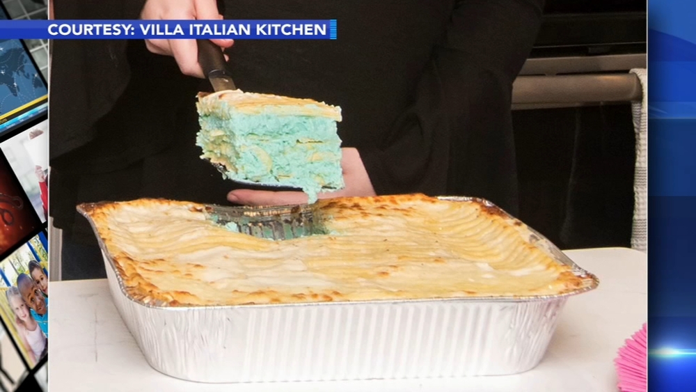N.J. chain creates gender reveal lasagna