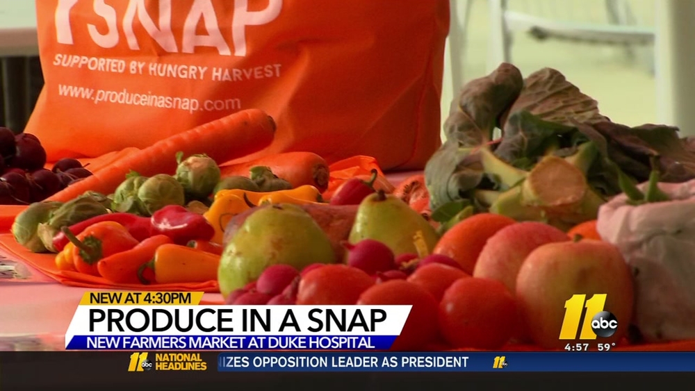 Hungry Harvest launches affordable farmers market at Duke Medical Campus