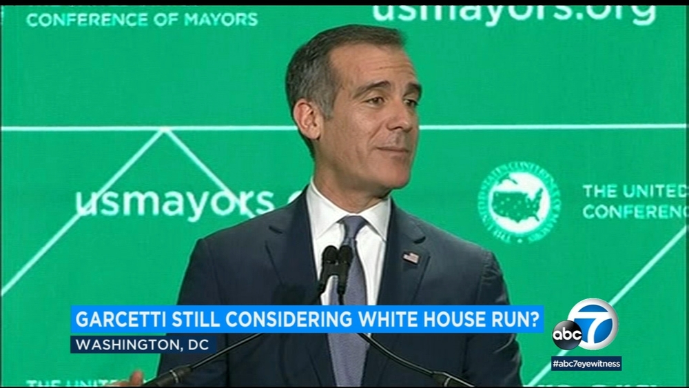 Garcetti still mulling presidential run
