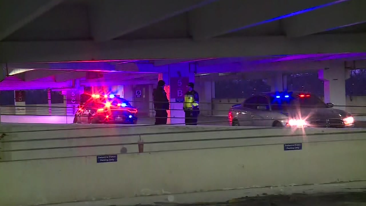 Woman found frozen in hospital parking lot