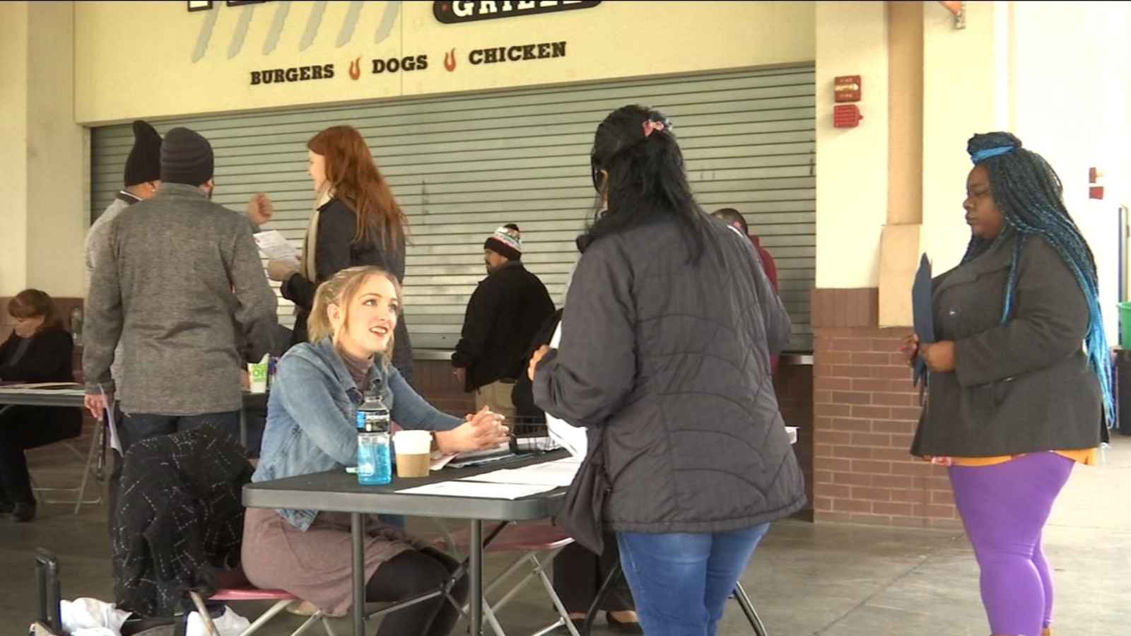 Hundreds come out for Fresno Grizzlies job fair at Chukchansi Park