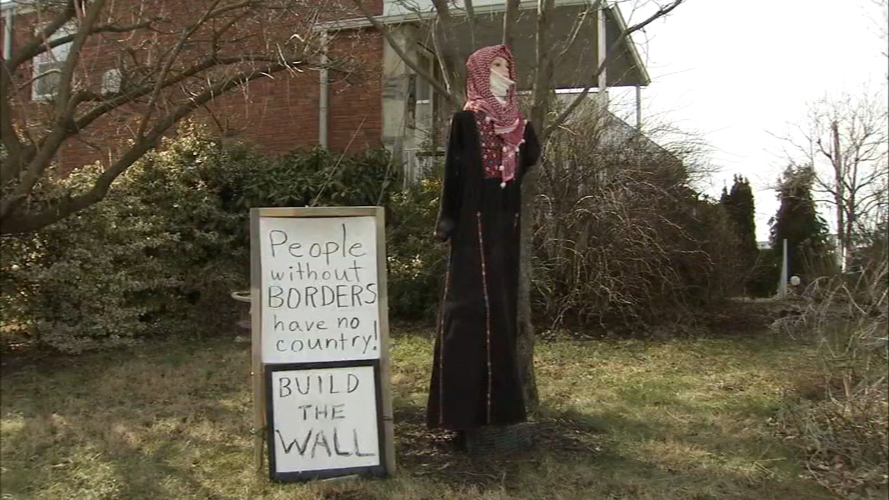 Yard display causing controversy in Bustleton neighborhood