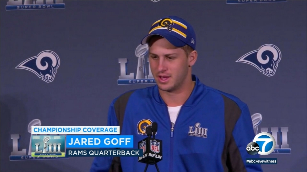 Jared Goff credits parents for his cool head