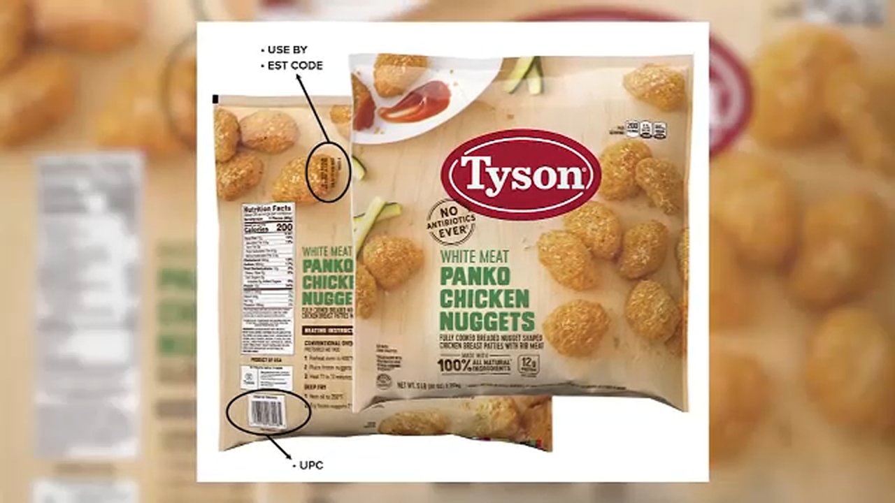 Tyson recalls chicken nuggets due to possible rubber