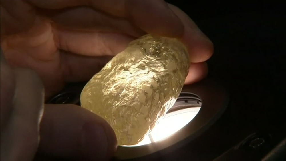 The largest diamond discovered in North America is now dazzling New York City.