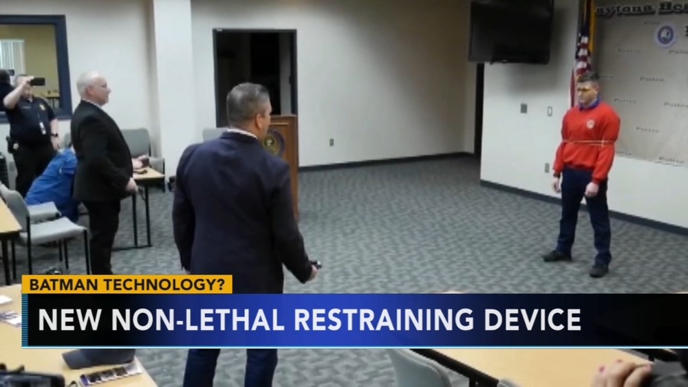 Batman tech? New non-lethal restraining device
