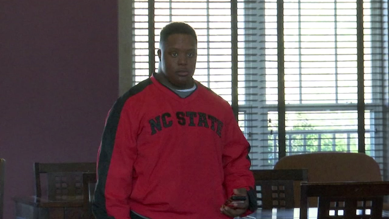 Triangle teen with Down syndrome knocks down 3-pointer at Wolfpack game 
