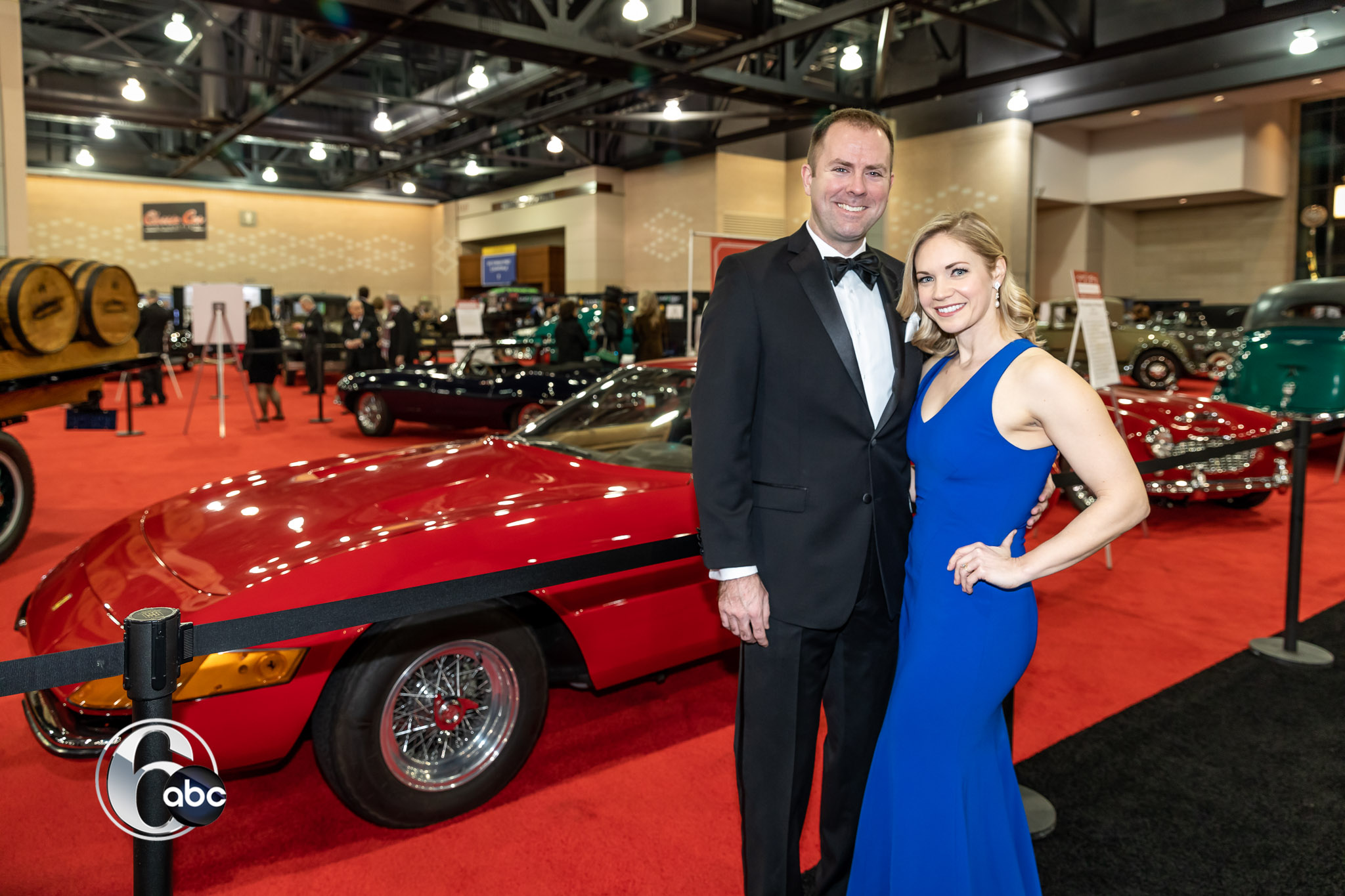 Behind the scenes at the Black Tie Tailgate as the 6abc team prepares this year's Auto Show Preview