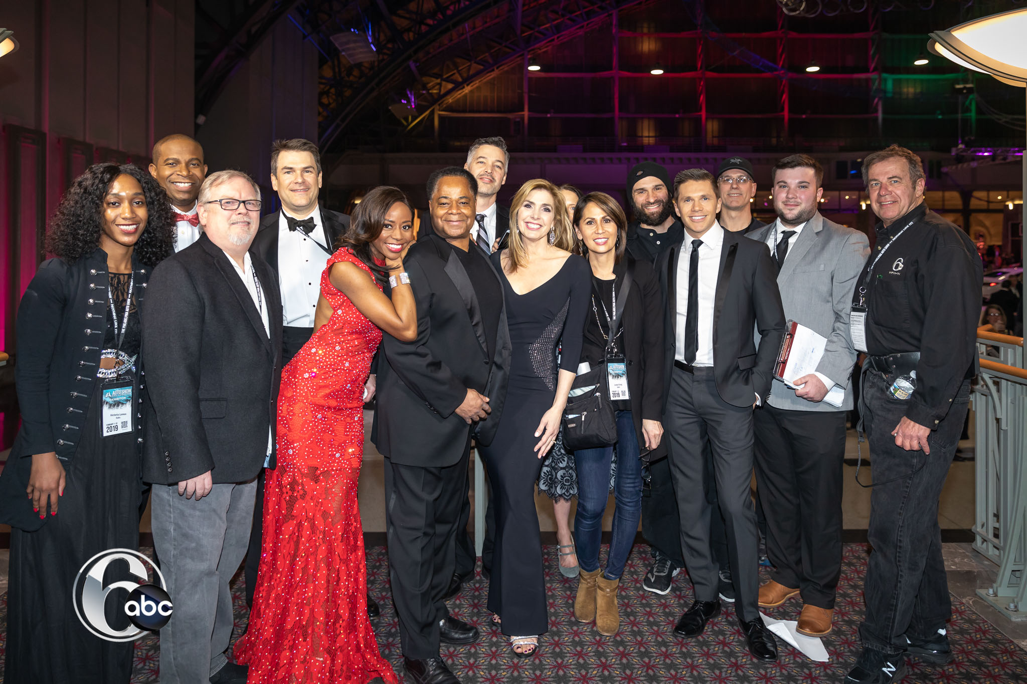 Behind the scenes at the Black Tie Tailgate as the 6abc team prepares this year's Auto Show Preview