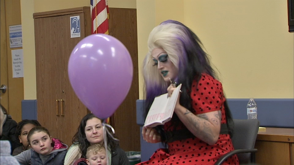 Protest and counter-protests held over local library's 'Drag Queen Storytime'