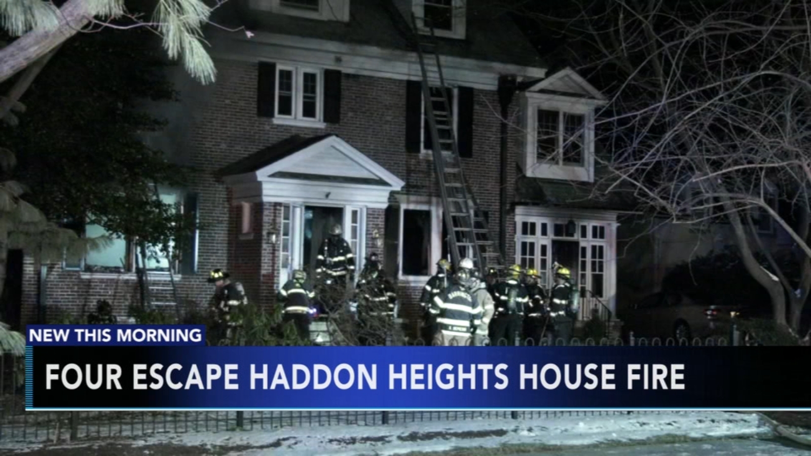Firefighters battle house fire in Haddon Heights - 6abc Philadelphia