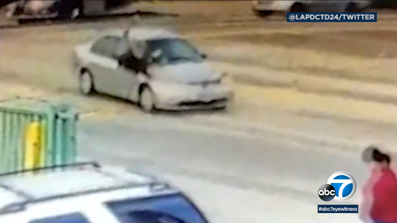 Boyle Heights hit-and-run caught on camera, suspect sought