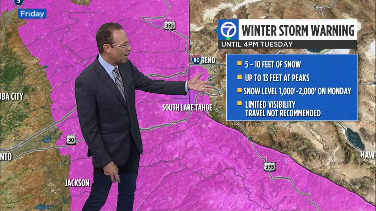 Travel in Sierra not recommended as Winter Storm Warning remains in effect
