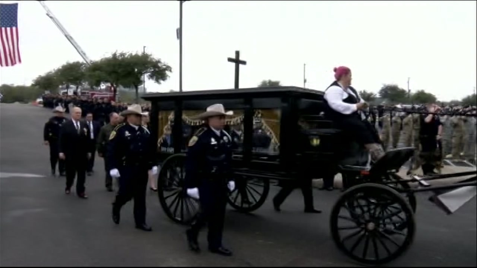 Bexar County, Texas K9 Chucky honored in San Antonio funeral - ABC13
