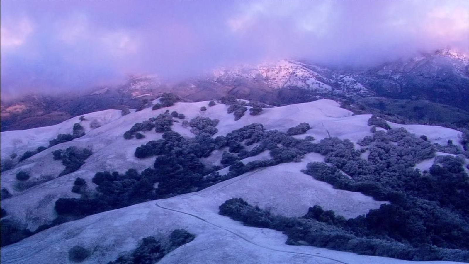 Rare snow falls around the Bay Area ABC7 San Francisco