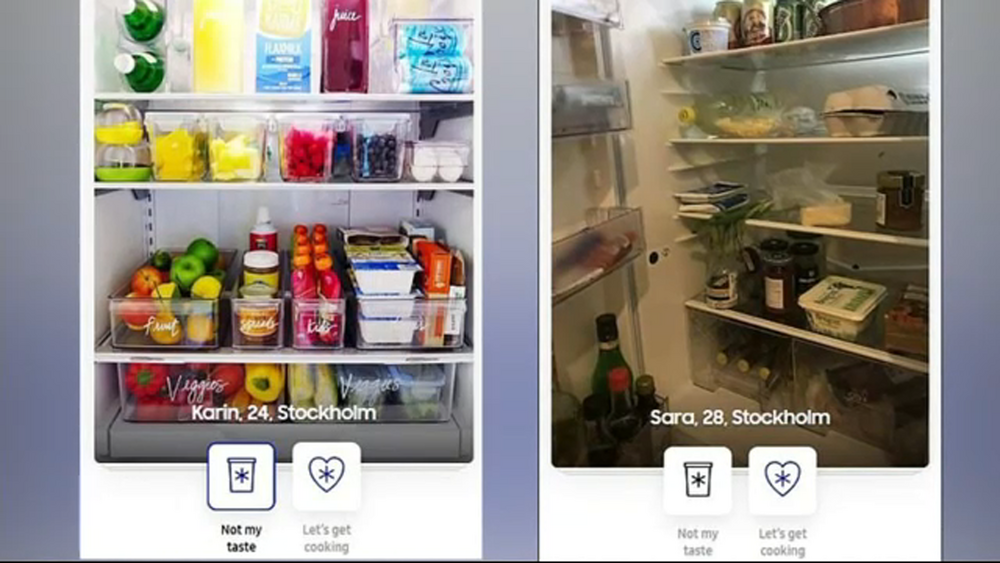 Samsung helps singles find love by fridge contents