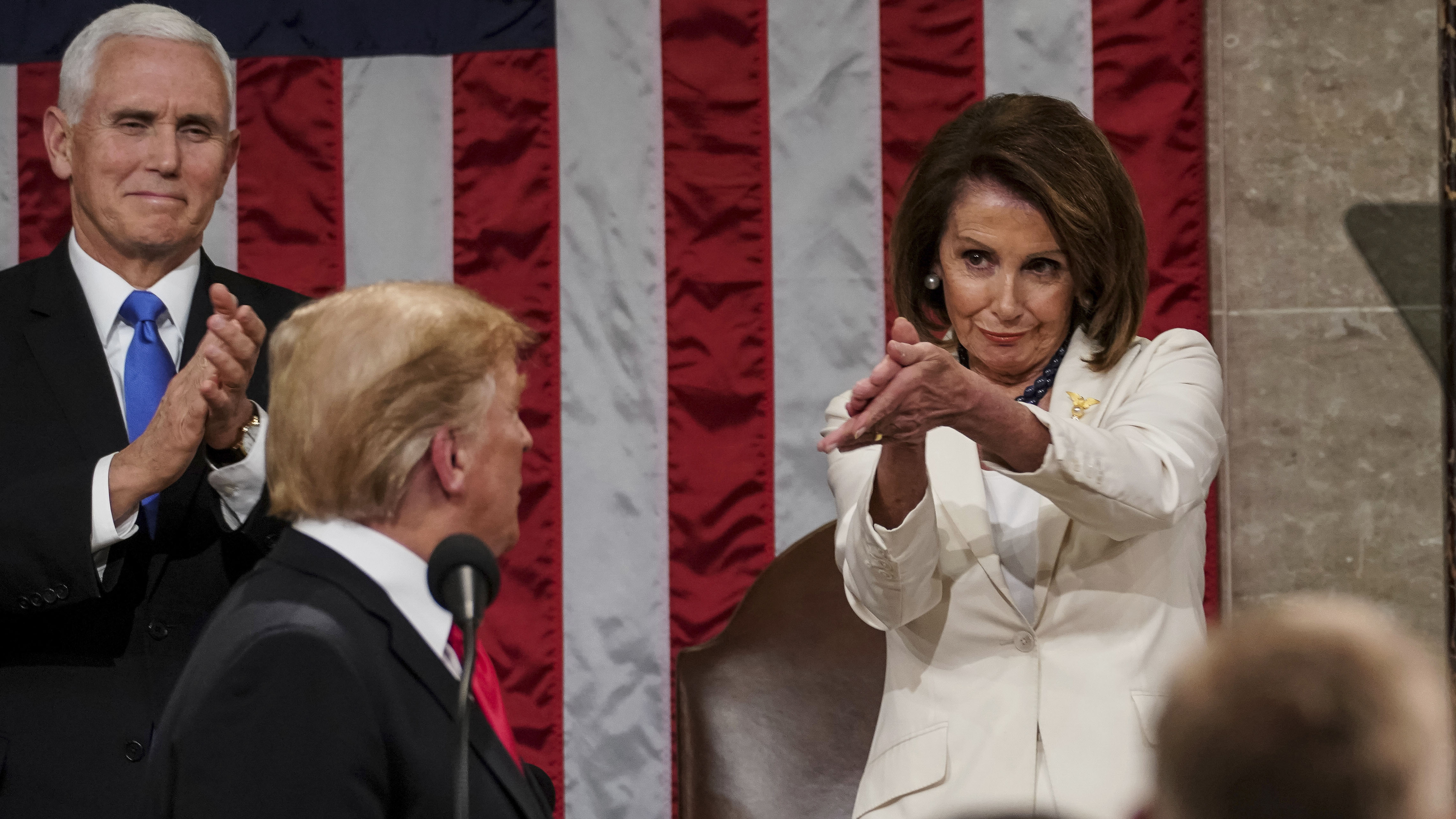 Nancy Pelosi clap at SOTU has social media talking