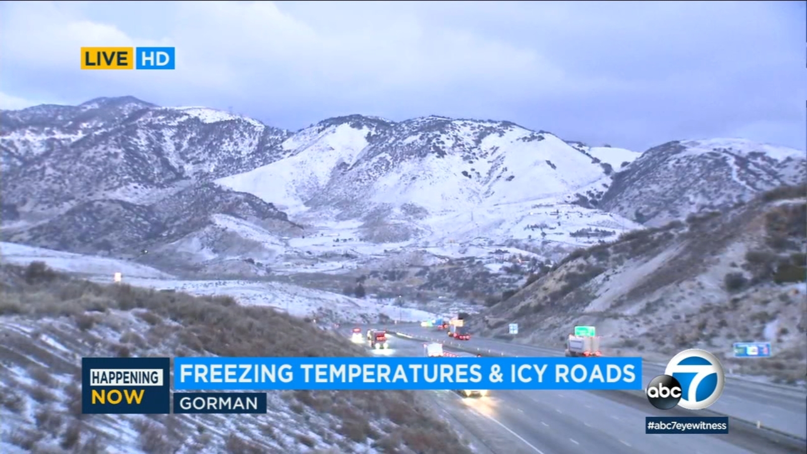 IT'S COLD Gorman clocks in at frigid 15 degrees with wind chill ABC7