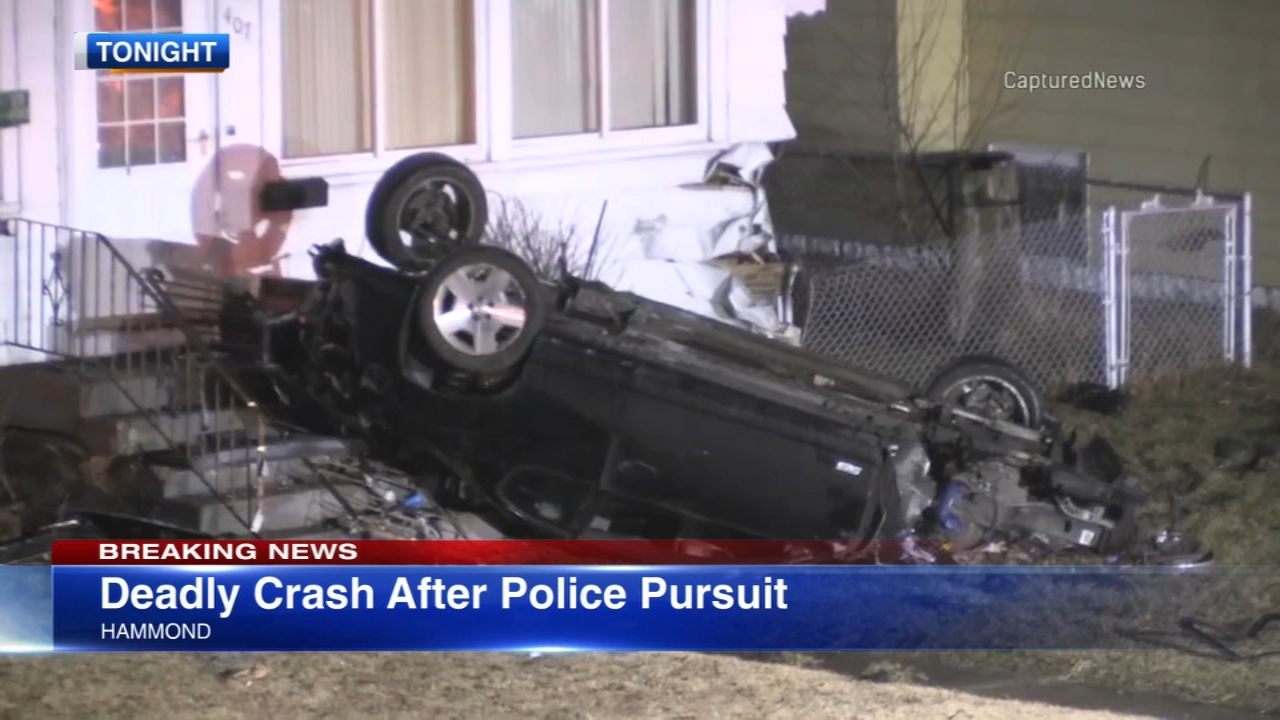 Driver killed in crash after police pursuit in Hammond