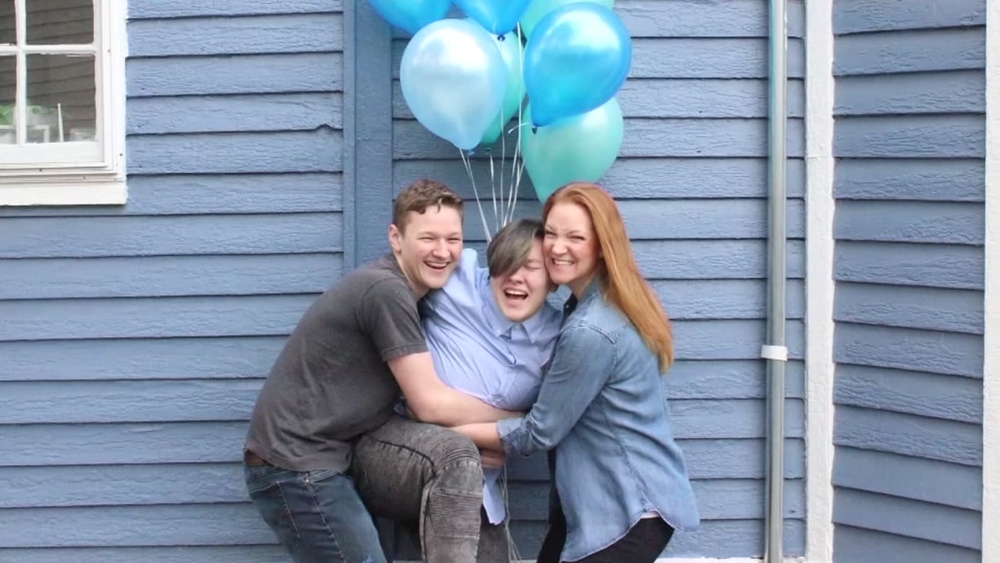 Mom celebrates son coming out as transgender with photo shoot