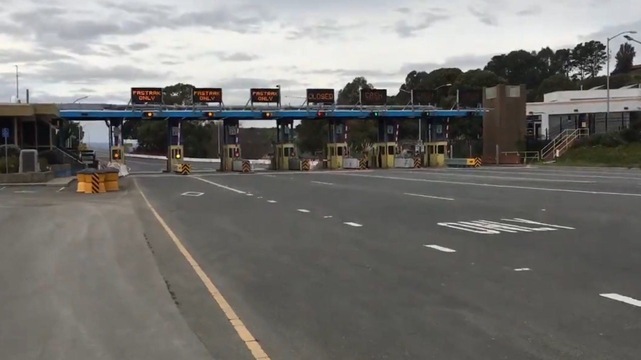 020719-kgo-richmond-bridge-concrete-toll-plaza-laura-vid-post
