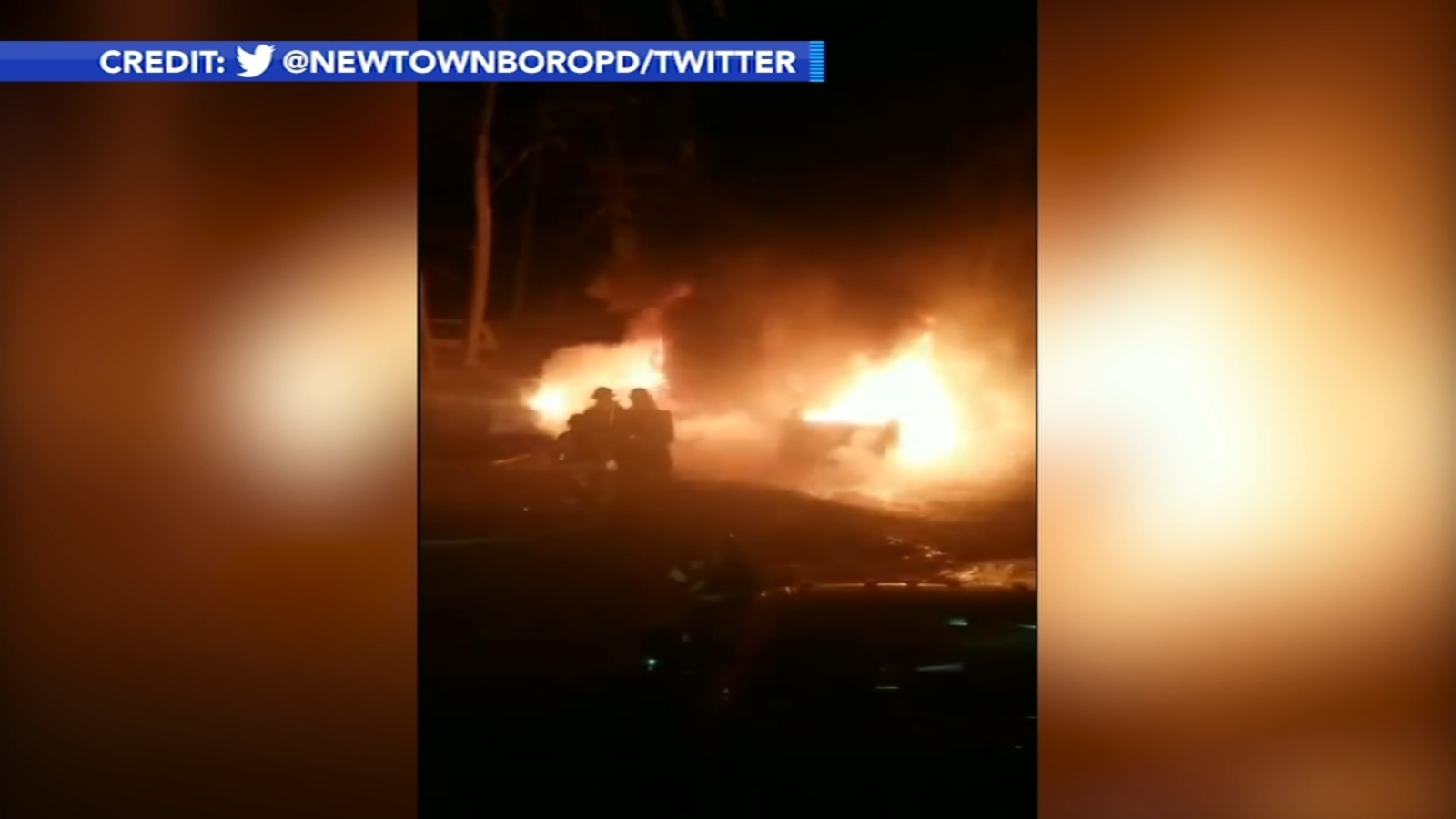 Multiple Cars Catch Fire In Newtown Bucks County 6abc Philadelphia